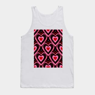 HEARTS Happy Valentines Day Tank Top